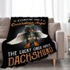 Kevcer Dachshund Blanket, Soft Warm Fleece Throw, 152.4 x 127 cm view 2