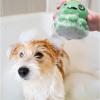 Dog Shampoo Brush with Soap Dispenser, Silicone Massage Brush view 2