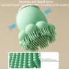 Dog Shampoo Brush with Soap Dispenser, Silicone Massage Brush view 4