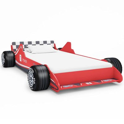 LXYZWRW Furniture Select Race Car Bed 90 x 200 cm, Red