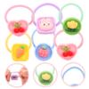 KOMBIUDA Cute Hair Tie Set with Flower Girl Hair Ties and Elastic Ponytail Holders for Women and Girls view 3
