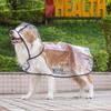 Nvzi-b Waterproof Dog Raincoat, Lightweight Pet Rainwear with Poncho Hood, Size M, Black view 4