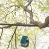 Decorative Resin Birdhouse for Hanging in the Garden and Yard view 4