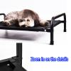 HOLGVE Elevated Iron Pet Bed, Brown, 34.6 x 25.1 in view 3