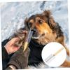 BESPORTBLE Stainless Steel Pet Hair Comb with Wooden Handle, Double-Sided view 4