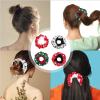 Christmas Hair Ties, Elastic Holiday Hair Bands, Set of 4 view 4