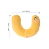 Happyyami 4-Piece U-Shaped Pet Neck Pillow, Soft Indoor Cat Sleeping Pillow for Small and Senior Pets view 2