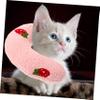 Happyyami 4-Piece U-Shaped Pet Neck Pillow, Soft Indoor Cat Sleeping Pillow for Small and Senior Pets view 3