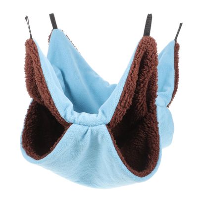 Happyyami Warm Double-Layer Plush Hamster Hammock