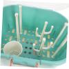 Alipis Baby Bottle Drying Rack with Lid, Dustproof PP Storage Box, Portable Holder for Travel, Ice Cube Tray view 3