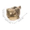 Kisangel Vintage Brass Fish Figure view 3