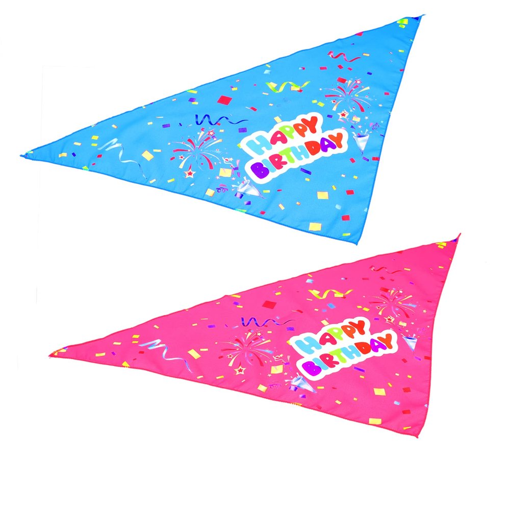 BESPORTBLE 2-Pack Pet Bandanas for Dogs and Cats