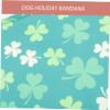 BESPORTBLE Dog Bandana with Clover Pattern for St. Patrick's Day view 4