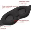 3D Sleep Mask with Eye Cover, Blue view 3
