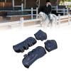 Vvikizy Horse Tendon Boots, Adjustable Open-Front Jumping Boots, 4-Piece Set, Large view 2