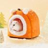 Soft Hedgehog Bed | Cute Hamster Bed in Flame Shape view 2
