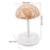 MUSISALY Height-Adjustable Plastic Wig Stand, Milk Coffee, Lace Wig Head Holder for Styling, Storage and Drying view 2
