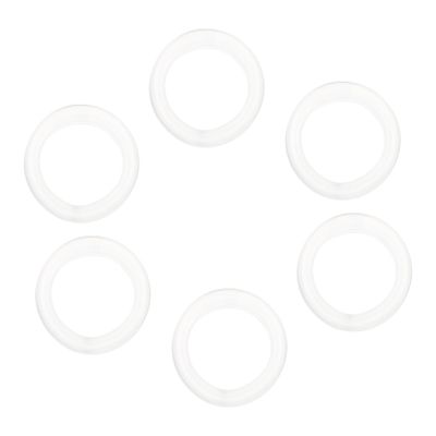 VILLFUL 6-Piece Flexible Silicone Scissors Finger Rings