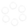 VILLFUL 6-Piece Flexible Silicone Scissors Finger Rings view 1