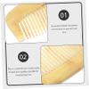 Genuine Horn Hair Comb for Hair Care and Detangling view 3