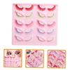 HAPINARY 10-Piece Set of Colored False Eyelashes for Women and Girls view 2