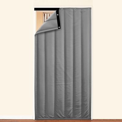 DTREEL Thermal Door Curtain, Magnetic Insulated Windproof Curtain for Kitchen, A, 100 x 220 cm
