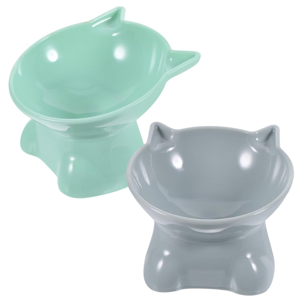 BESPORTBLE Elevated Cat Bowl - 2 Pack
