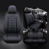YRCTHEK Universal Full Set Car Seat Covers for Clio 2019–2024, Airbag-Compatible, Waterproof PU Leather, All-Season, 5-Seater, A view 1