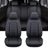 YRCTHEK Universal Full Set Car Seat Covers for Clio 2019–2024, Airbag-Compatible, Waterproof PU Leather, All-Season, 5-Seater, A view 2