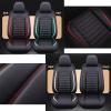 YRCTHEK Universal Full Set Car Seat Covers for Clio 2019–2024, Airbag-Compatible, Waterproof PU Leather, All-Season, 5-Seater, A view 4