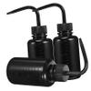 3-Pack 150 ml Black Plastic Squeeze Bottles view 1