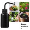3-Pack 150 ml Black Plastic Squeeze Bottles view 3