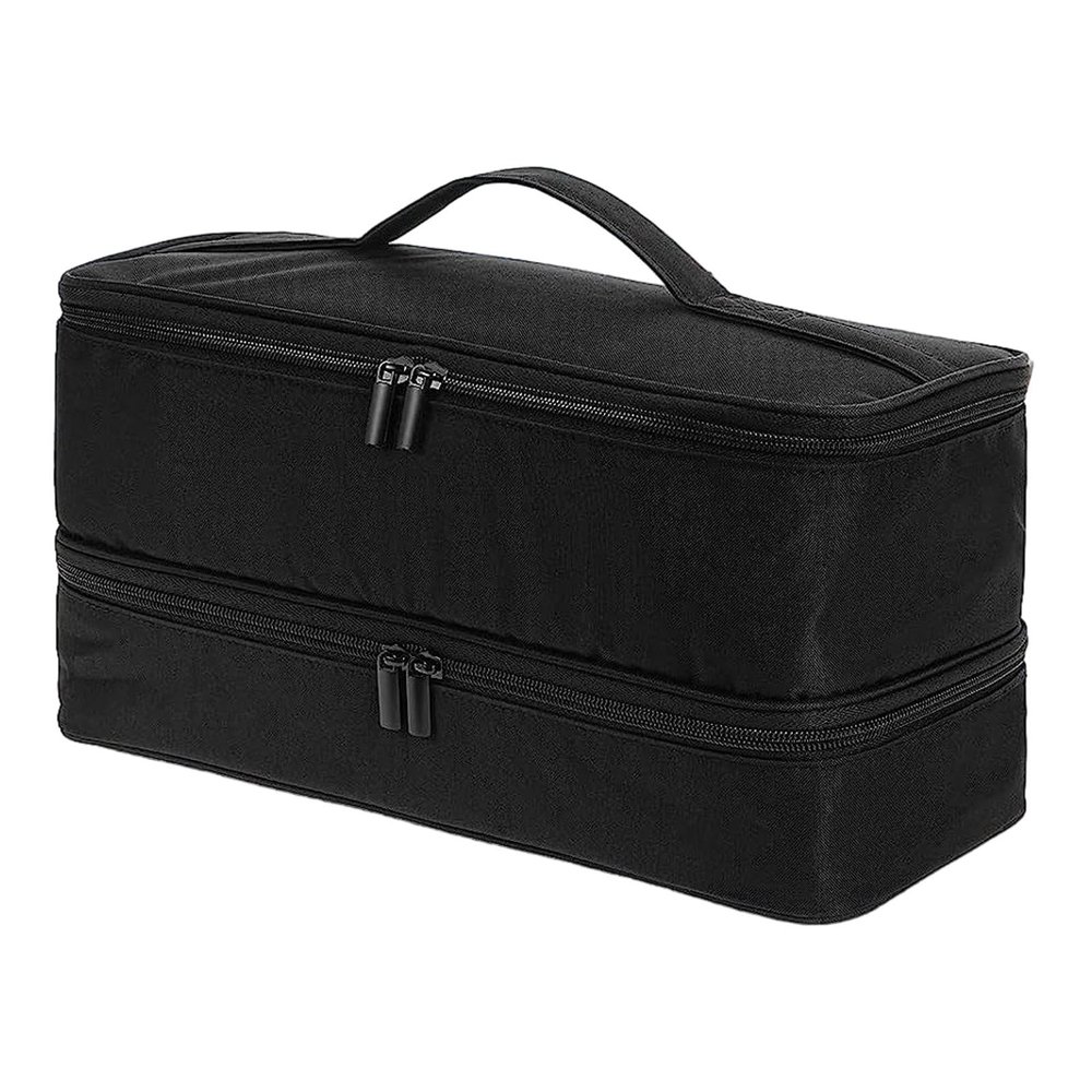 Hair Dryer Storage Case, Double-Layer Travel Organizer for Hair Styling Tools