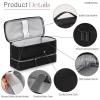 Hair Dryer Storage Case, Double-Layer Travel Organizer for Hair Styling Tools view 4