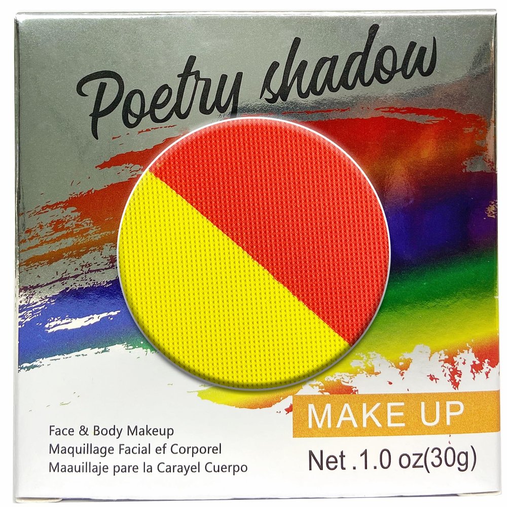 Face and Body Paint, Classic White, 30 g (Red + Yellow)
