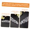 Bridal Hair Comb with Rhinestones and Crystal Glass in Silver view 3