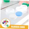 KOMBIUDA 12-Pack Small Plastic Contact Lens Cases view 4