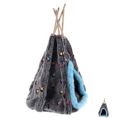 Supvox Winter Hanging Cotton Bird Nest Hammock for Small Birds and Canaries