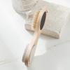 Bafnsiji Wooden Foot Scrub Brush and Foot File Set view 3