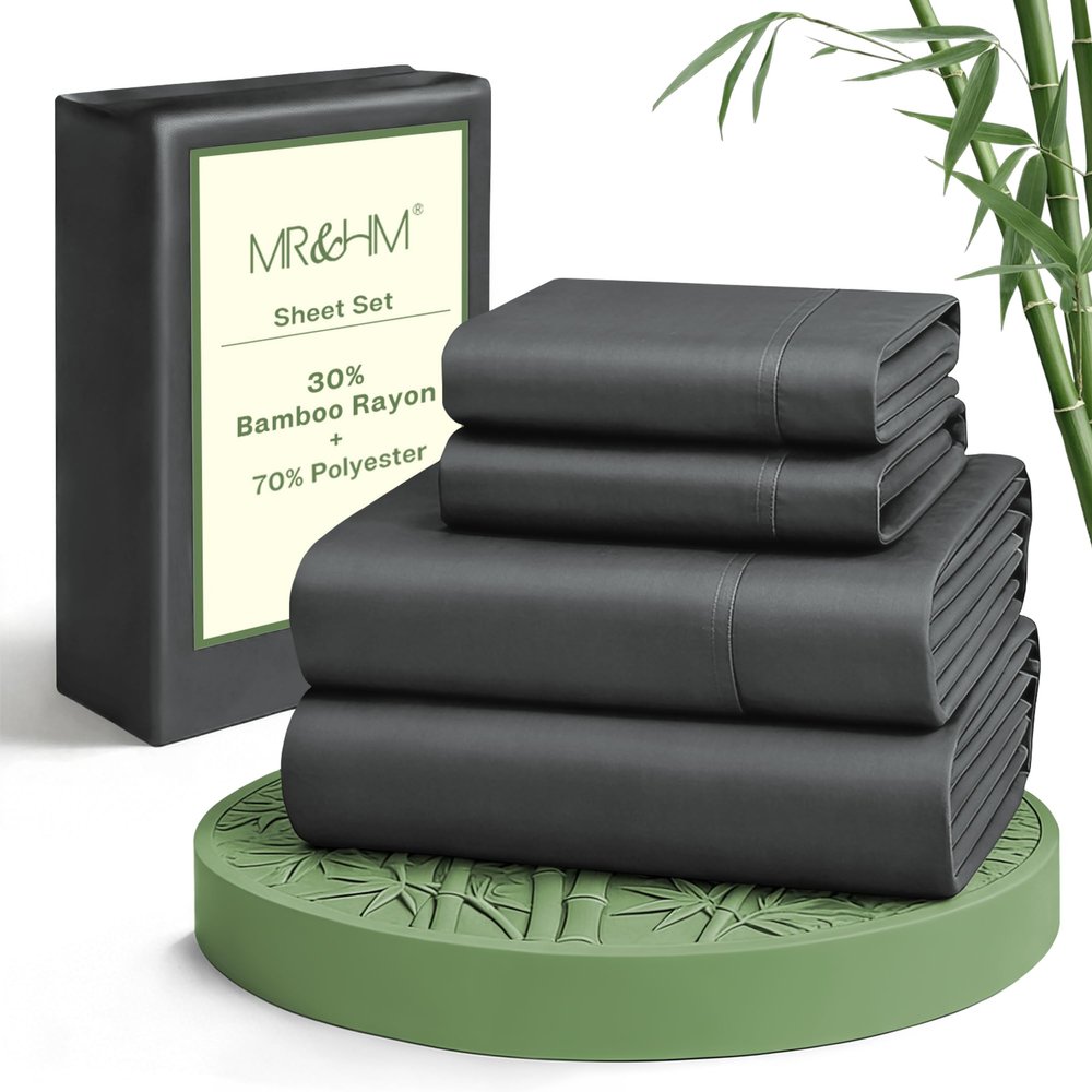 MR&HM Cooling Towels for King-Size Bed, Dark Gray