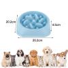 Anti-Snack Dog Bowl, Light Blue view 2