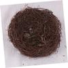 Supvox Parrot Nesting Bed, 15 cm Rattan Bird Cage Accessory view 4