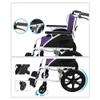 PNAJFUEL Wheelchair with Breathable Mesh and Foam Seat view 4