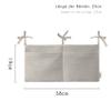 Personalized Baby Crib Storage Bag, 100% Cotton Muslin view 4