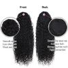 Premium Human Hair Ponytail Extension for Women, Drawstring, 25.466 cm, Deep Wavy, Natural Color view 2