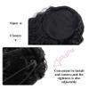 Premium Human Hair Ponytail Extension for Women, Drawstring, 25.466 cm, Deep Wavy, Natural Color view 4