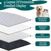 FANSU Reusable Puppy Training Pads, 2-Pack, 45 x 60 cm, Dark Brown view 2