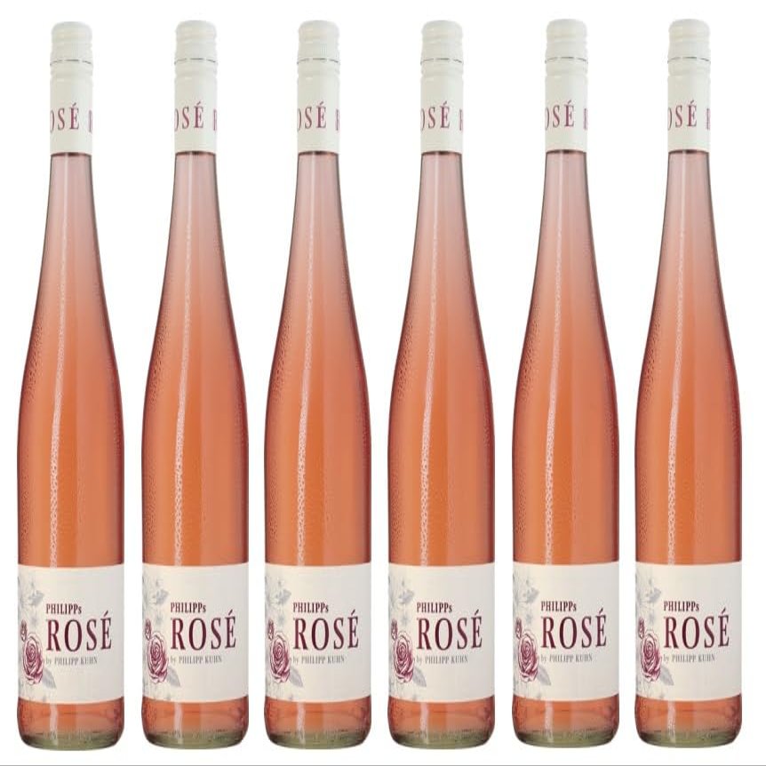 6 x 0.75 L 2024 Philipp Kuhn Philipps Rosé VDP.Gutswein Quality Wine, Palatinate, Germany, Dry Rosé