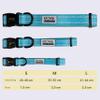 Nylon Collar with Neoprene | Arizona Hotdogs Bubble Gum Blue Dog Collar | L view 3