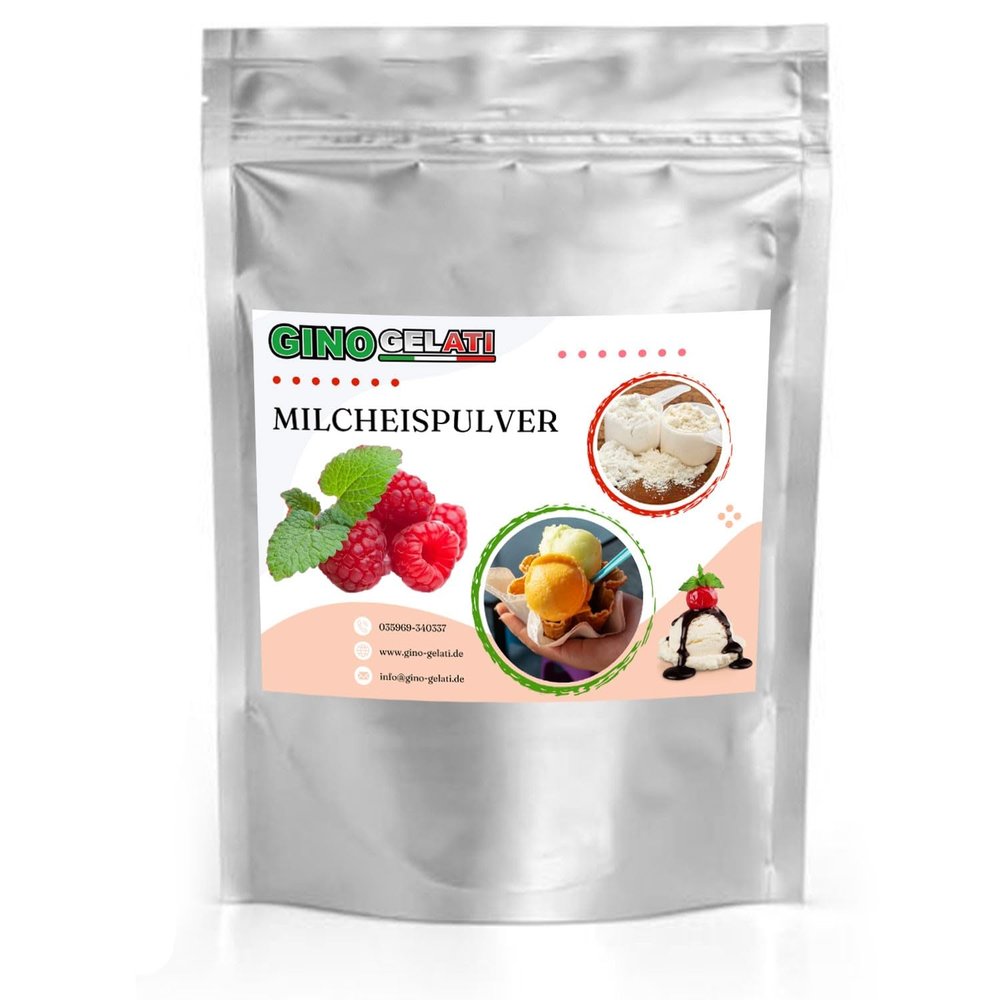 Gino Gelati Milk Ice Cream Powder, Raspberry, 100 kg